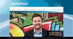 Desktop Screenshot of marketing.ie