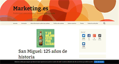 Desktop Screenshot of marketing.es