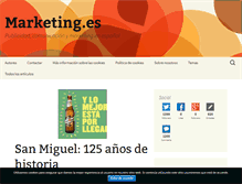 Tablet Screenshot of marketing.es