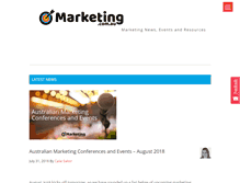 Tablet Screenshot of marketing.com.au