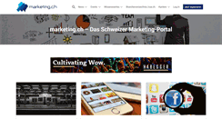 Desktop Screenshot of marketing.ch