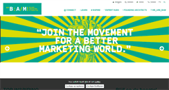 Desktop Screenshot of marketing.be