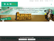 Tablet Screenshot of marketing.be